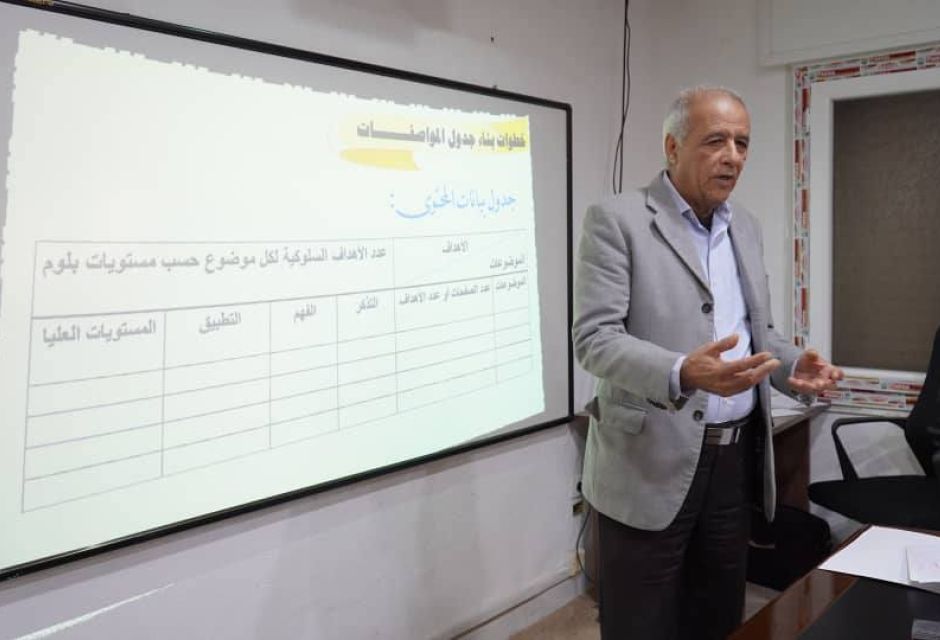 ورشة عمل حول الأهداف التعليمية بقاعة الاجتماعات بالمركز 15 474760543 947097680855665 7921485128283779549 n